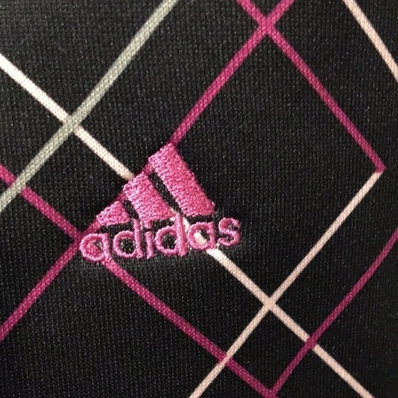 ADIDAS - Women's Skort Black and Pink plaid Size Small - Picture 6 of 7